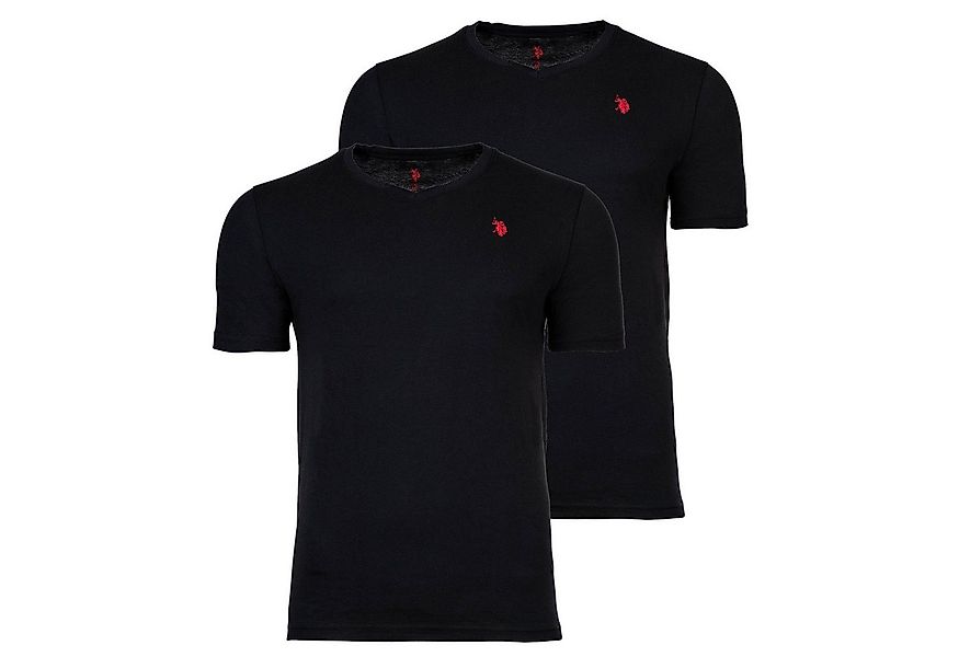 U.S. Polo Assn. T-Shirt Herren T-Shirt 2er Pack Baumwolle (Packung, 2er Pac günstig online kaufen