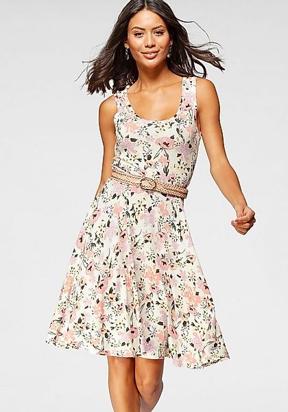 Laura Scott Sommerkleid figurbetonte Passform, femininer Stil, aus Viskosem günstig online kaufen