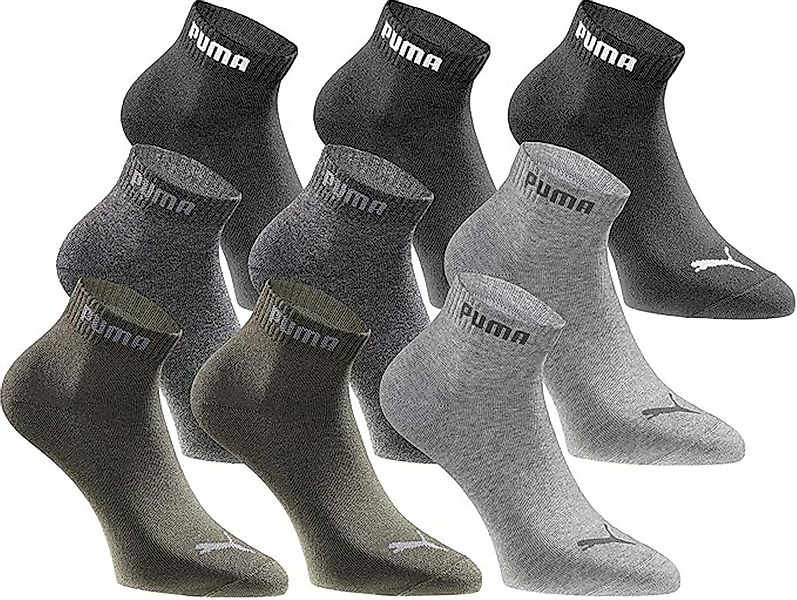 PUMA Freizeitsocken Quartersocken 18 Paar Pack Statement Edition - Unisex günstig online kaufen