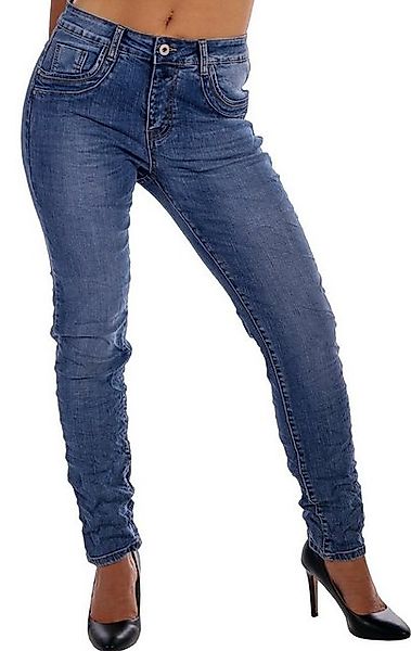 Charis Moda Bootcut-Jeans "Diana" One Button Zipper 5 Pocket Style günstig online kaufen
