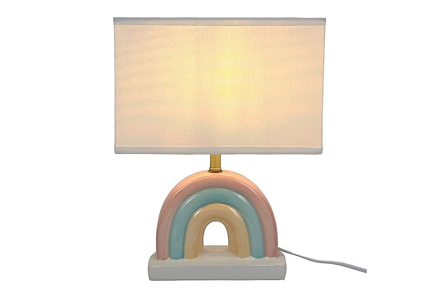 relaxdays Nachttischlampe Tischlampe Regenbogen günstig online kaufen