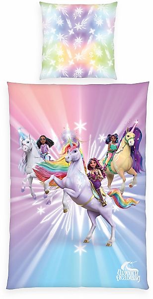Unicorn Academy Bettwäsche "Unicorn Academy" 2 Stk. tlg. Wendebettwäsche günstig online kaufen