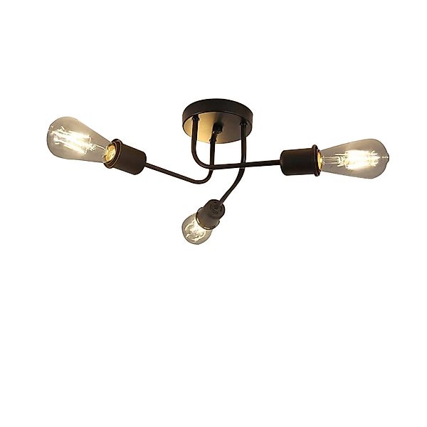 Nettlife Deckenleuchte Deckenleuchte Deckenlampe Vintage Wohnzimmer günstig online kaufen