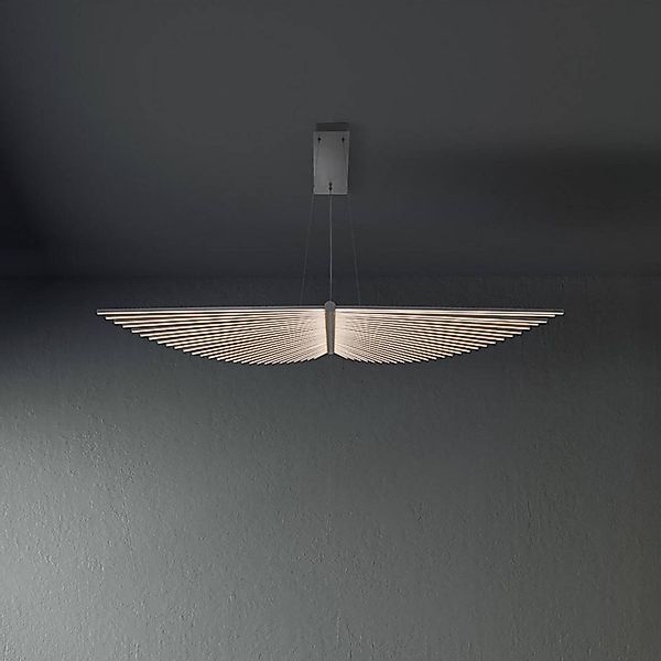 LED-Hängeleuchte SERAPH, schwarz matt, Länge 105 cm, Metall günstig online kaufen