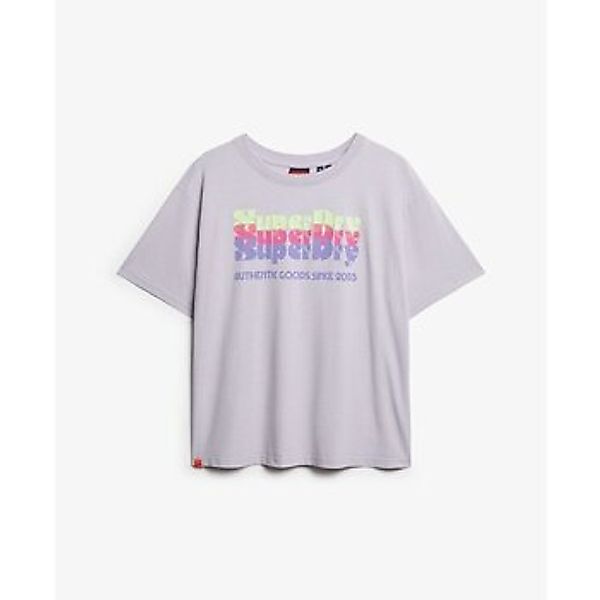 Superdry  T-Shirt T-shirt oversize arc-en-ciel fluo femme günstig online kaufen