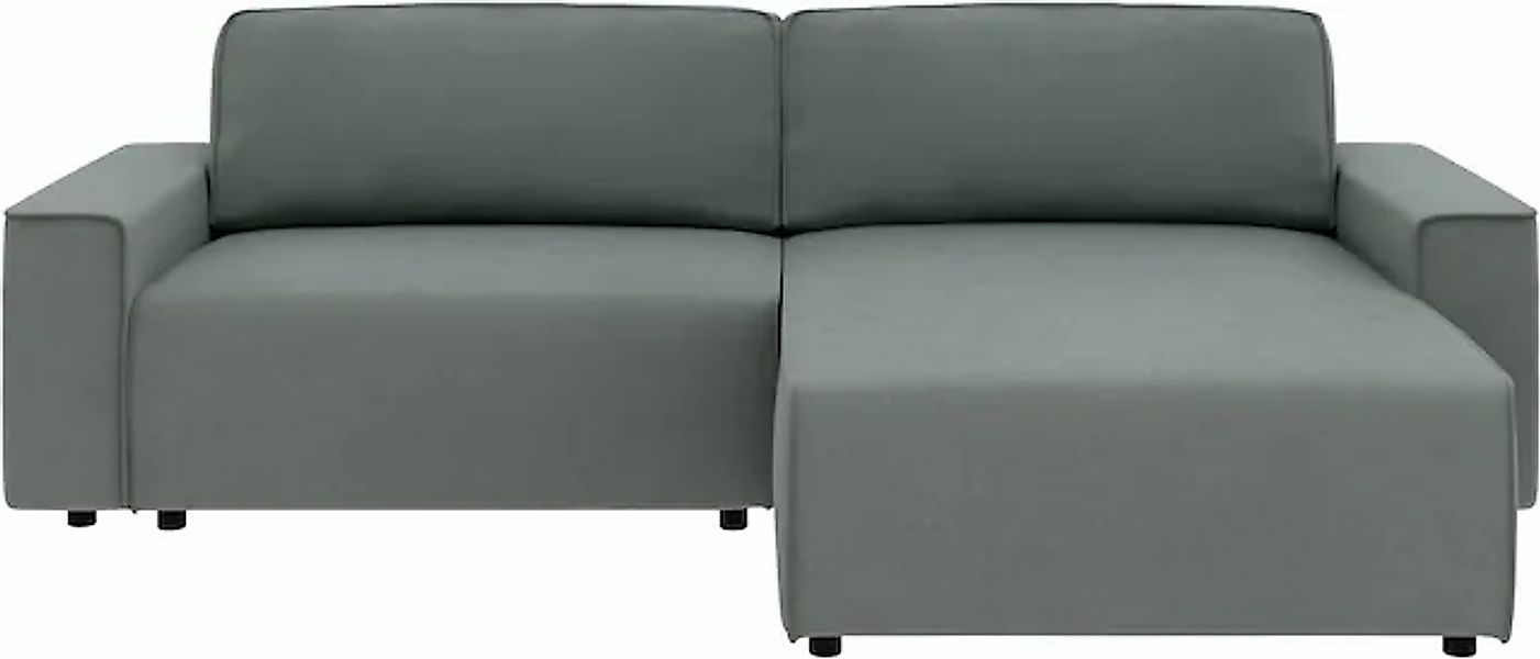 INOSIGN Ecksofa »Chance, Recamiere beidseitig montierbar, Schlaffunktion, B günstig online kaufen