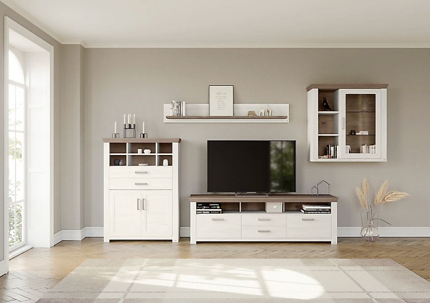 set one by Musterring Wohnwand "York" 4 Stk. tlg. günstig online kaufen