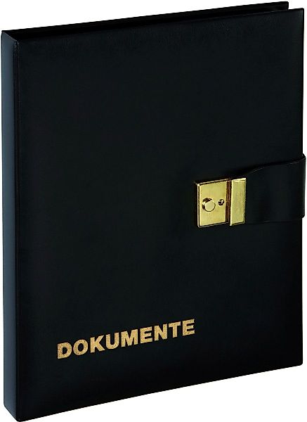PAGNA Schreibmappe Dokumentenmappe A4 29,5x36cm schwarz günstig online kaufen