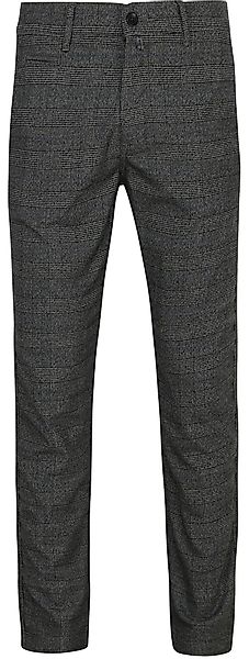 Pierre Cardin Lyon Hose kariert Grau - Größe W 31 - L 34 günstig online kaufen