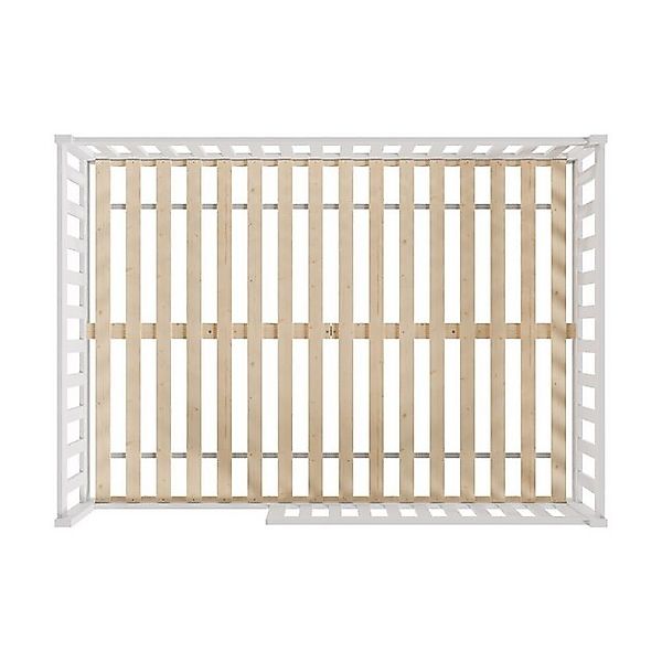 Juskys Kinderbett Naya, 140x200 cm Bodenbett aus Holz, mit Rausfallschutz & günstig online kaufen