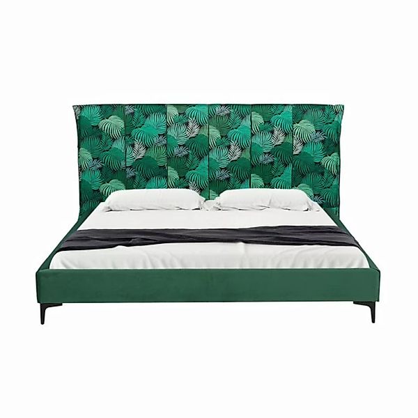HTI-Living Bettgestell Doppelbett 180 x 200 cm Roxbury Leaf Grün (Stück, 1- günstig online kaufen