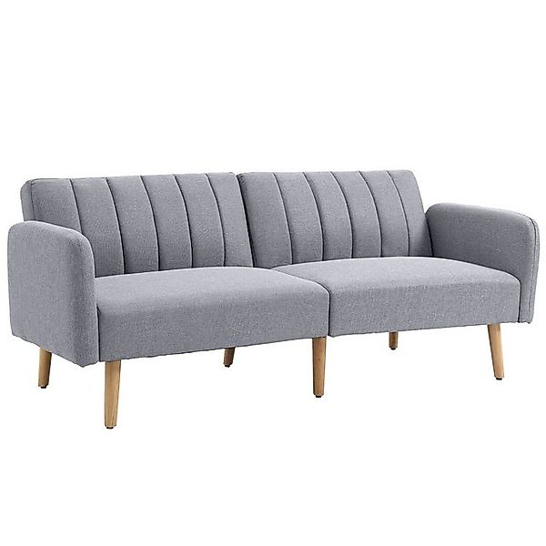 HOMCOM Schlafsofa mit Schlaffunktion, Verstellbare Rückenlehne, günstig online kaufen