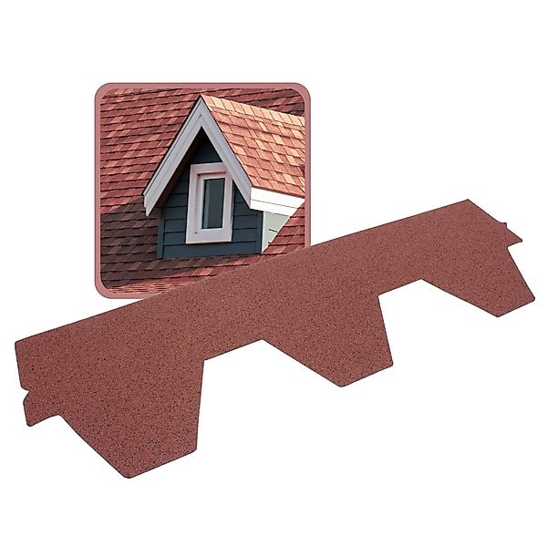 DAPRONA Dachschindeln Dachschindeln, Hexagonal Muster 1m günstig online kaufen