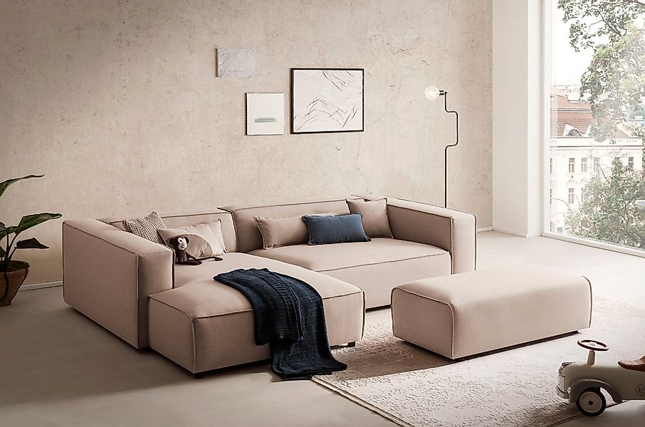 LeGer Home by Lena Gercke Polsterecke "PIARA XXL, L-Form mit Schlaffunktion günstig online kaufen