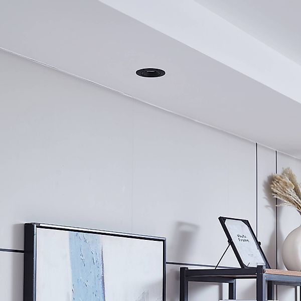 Arcchio Harcos LED-Downlight, schwarz, Ø 8 cm, 4.000K günstig online kaufen