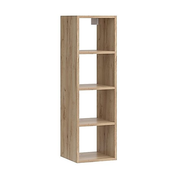 Vicco Bücherregal Wido, Anthrazit/Sonoma, 30 x 100 cm mit 4 offene Ablagen günstig online kaufen