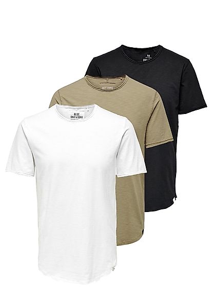 ONLY & SONS T-Shirt 3er Pack günstig online kaufen