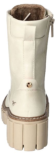 Mustang Shoes Schnürboots, Blockabsatz, Schnürstiefelette mit günstig online kaufen