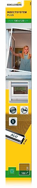 SCHELLENBERG Insektenschutz-Fensterrahmen "Fliegengitter Fenster Plus" Set, günstig online kaufen