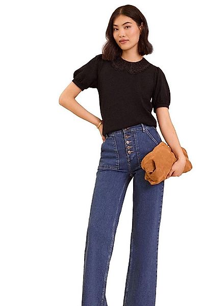 Love & Roses T-Shirt Love & Roses Jersey-T-Shirt mit Spitze, Regular (1-tlg günstig online kaufen