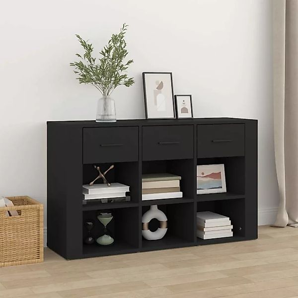 Vidaxl Sideboard Schwarz 100x30x59,5 Cm Holzwerkstoff günstig online kaufen