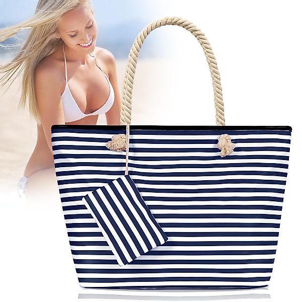 Fassiona Strandtasche Grosse Strandtasche Shopper Mit günstig online kaufen