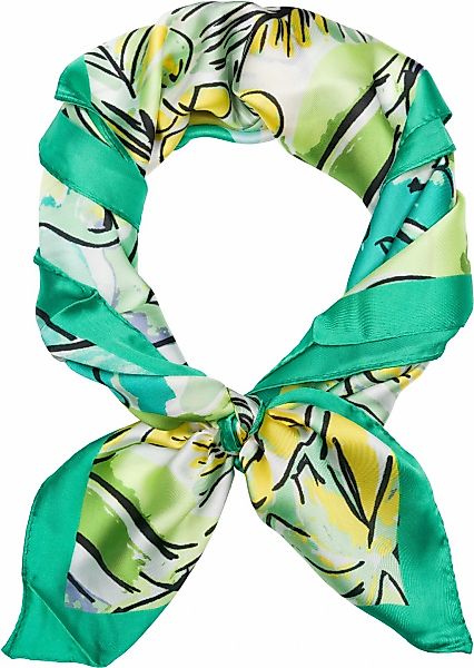 styleBREAKER Modetuch "Halstuch Palmen Muster Popart Style" 1 Stk. günstig online kaufen