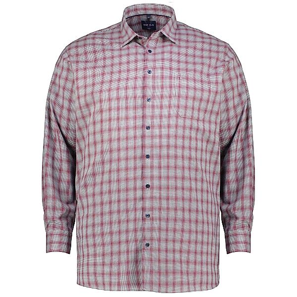 Marvelis Kariertes Freizeithemd Farbe rot Größe: 6XL günstig online kaufen
