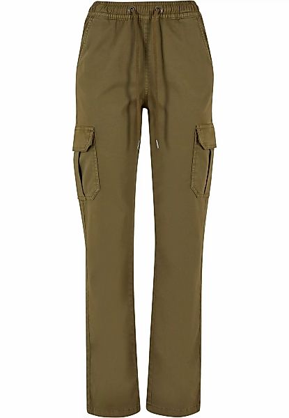 URBAN CLASSICS Cargohose "Urban Classics Damen Ladies High Waist Twill Carg günstig online kaufen