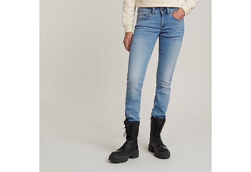 G-STAR Straight-Jeans Midge 5-Pocket-Design mit markanten Steppnähten günstig online kaufen