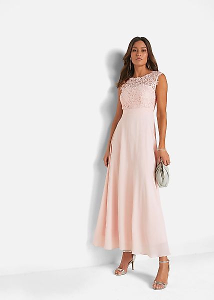 bonprix Maxikleid "Maxikleid mit Spitze" für festliche Anlässe, vollständig günstig online kaufen