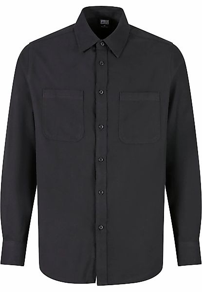 URBAN CLASSICS Langarm-Poloshirt "Urban Classics Herren Flanell Shirt", (1 günstig online kaufen