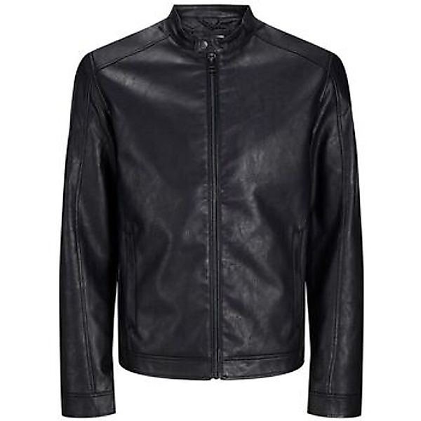 Jack & Jones  Lederjacken 12264095 DYLAN-BLACK günstig online kaufen