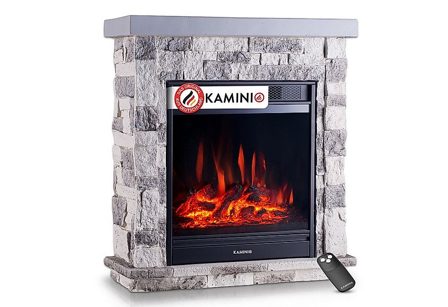 KAMINIO Elektrokamin JUAN, Elektrischer Kamin mit 3D-Flammeneffekt, Heizung günstig online kaufen