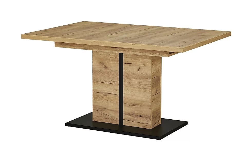 uno Säulentisch ausziehbar  Mona - holzfarben - 80 cm - 76 cm - Tische > Es günstig online kaufen