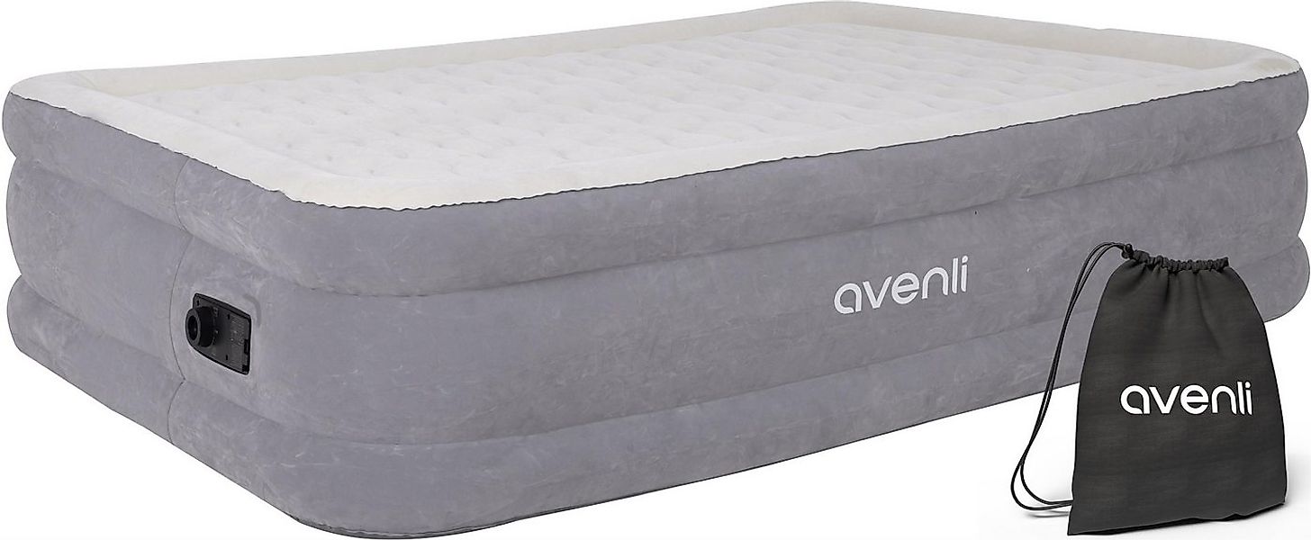 Avenli Luftbett Luftmatratze selbstaufblasend 2 Personen 203x152x46cm hoch, günstig online kaufen