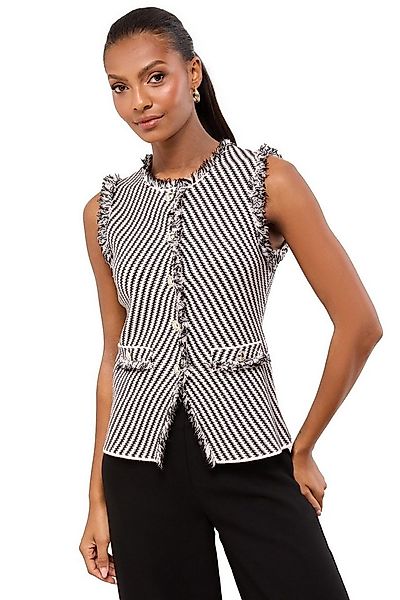 LIPSY Anzugweste Lipsy lange, elegante Strickweste mit Fransen (1-tlg) günstig online kaufen