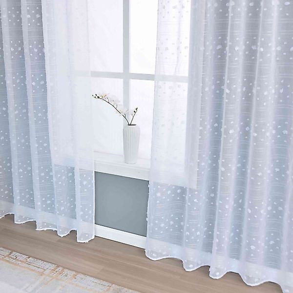 Gardinenbox Gardine (2 St), Multifunktionsband, transparent, günstig online kaufen