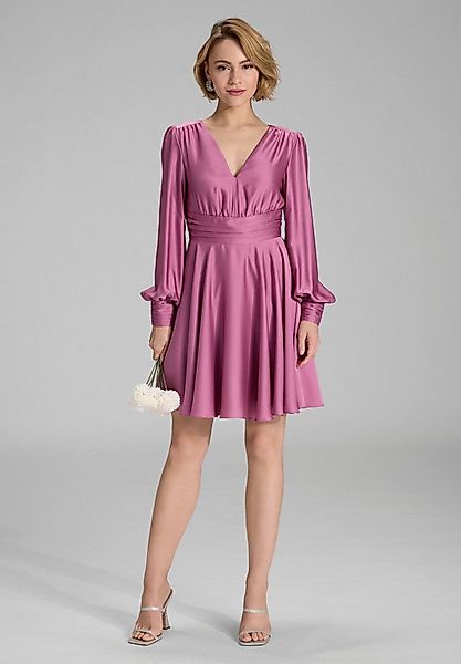 SWING Cocktailkleid Taillierter Schnitt mit ausgestelltem Rockteil günstig online kaufen