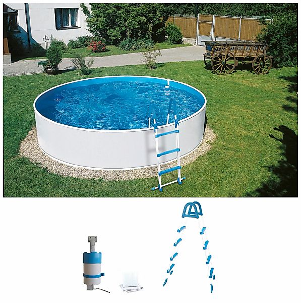 my POOL BWT Rundpool inkl. Skimmy und Stahlrohrleiter günstig online kaufen