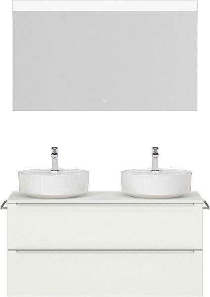 nobilia® Badmöbel-Set »Alvene« vormontiert, mit Soft-Close, 2 Stk. tlg. günstig online kaufen