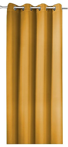 novumfix Verdunkelungsvorhang Sunout/20 curry Thermovorhang XXL Ösen bis 35 günstig online kaufen