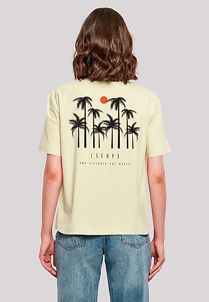F4NT4STIC T-Shirt "Escape Discover the World Palm Trees", Discover the Worl günstig online kaufen