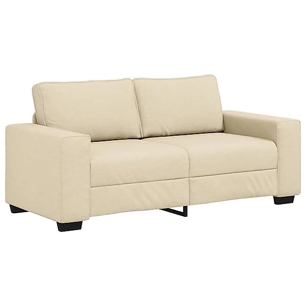 vidaXL 2-Sitzer-Sofa Creme 140 cm Stoff 4105173 günstig online kaufen