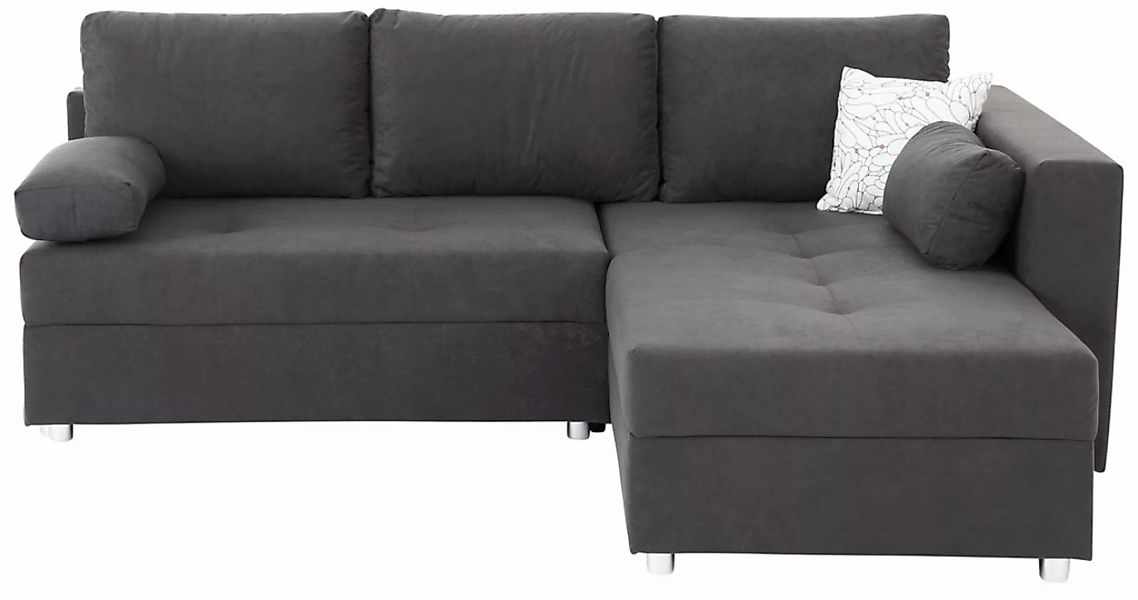 Home affaire Ecksofa "Italia L-Form", mit Bettfunktion und Bettkasten, Fede günstig online kaufen