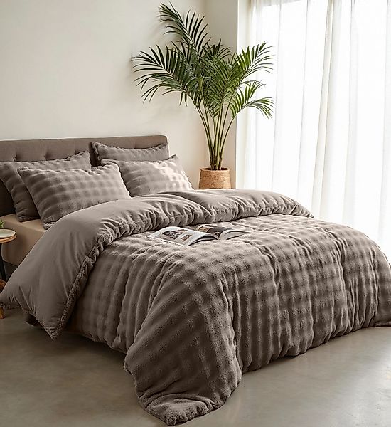 Sitheim-Europe Bettwäsche Bettwäsche-Set Bettbezug Pom Pom, günstig online kaufen
