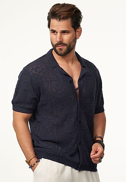 SOULSTAR Poloshirt im Cardigan Vintage Summer-Look günstig online kaufen