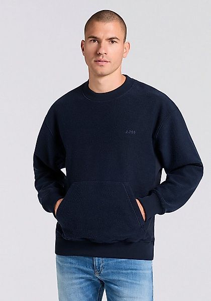 BOSS ORANGE Sweatshirt Rundhalsausschnitt, Regular Fit, Kängurutasche günstig online kaufen