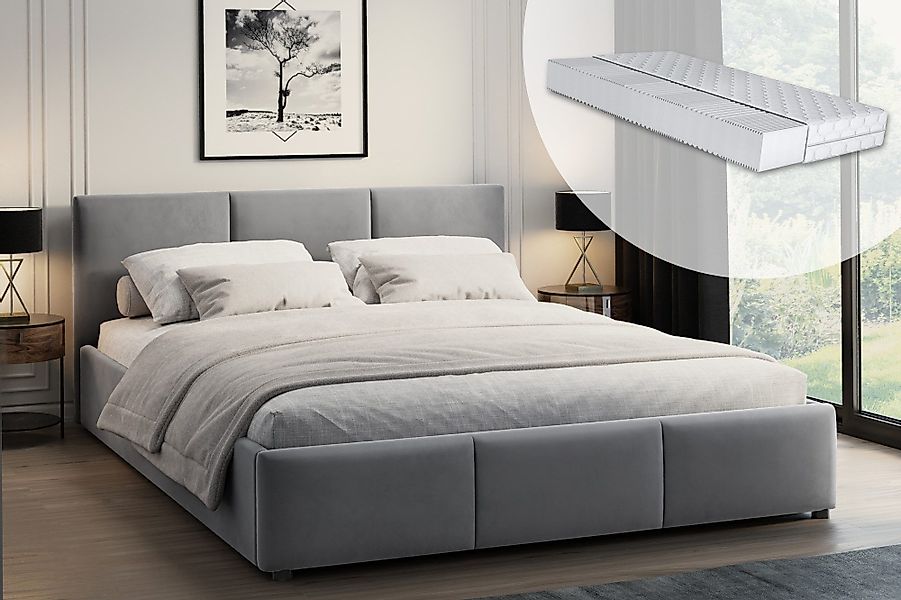 Home Collective Polsterbett Bett 140x200/160x200 Doppelbett günstig online kaufen