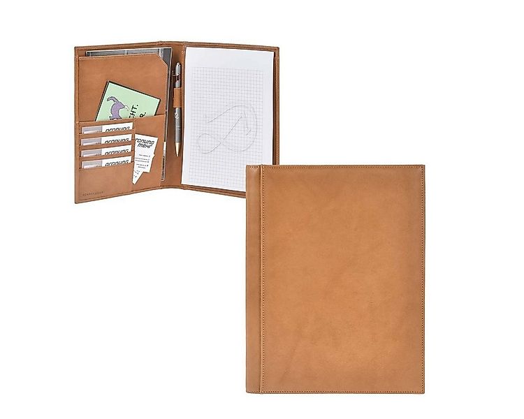 Sonnenleder Schreibmappe Tucholsky, Mappe, A5 Format, Leder, 18,5x23 cm günstig online kaufen